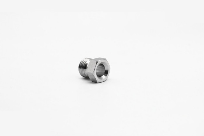 VCR male threaded nuts .